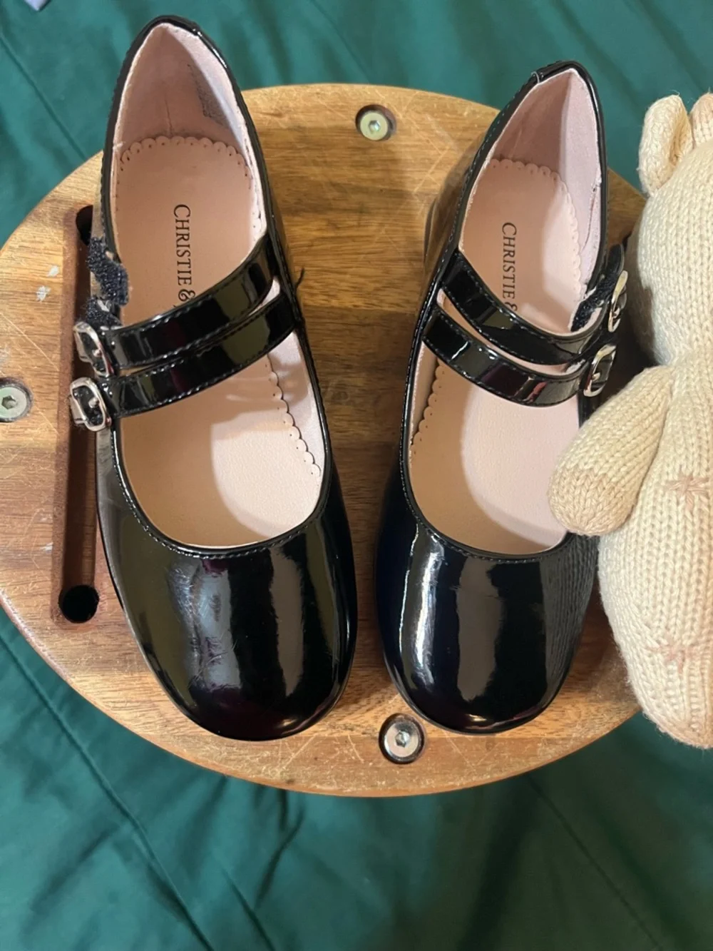 Girls Black Patent Mary Jane Dress Shoes